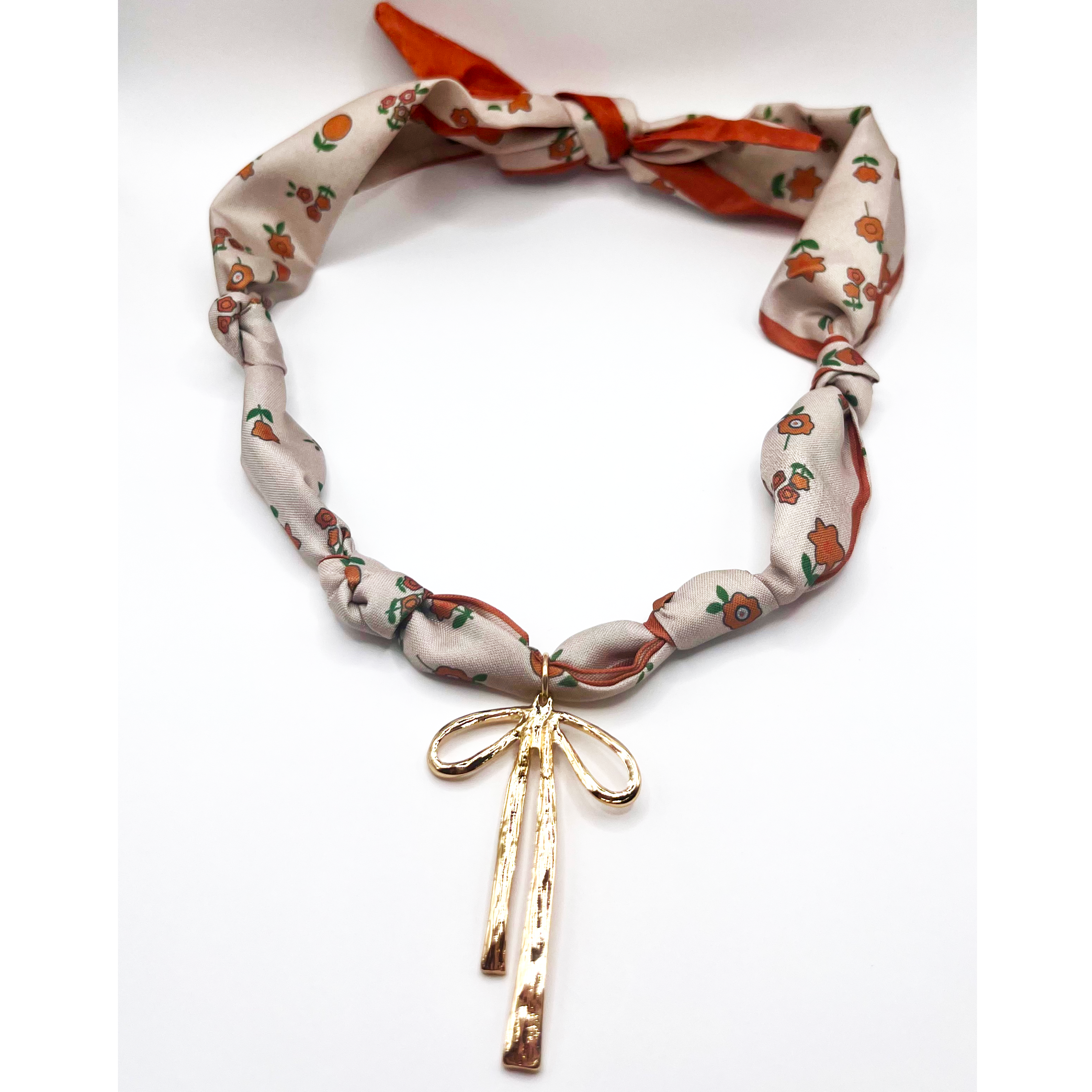 Tied in a Bow Scarf Necklace
