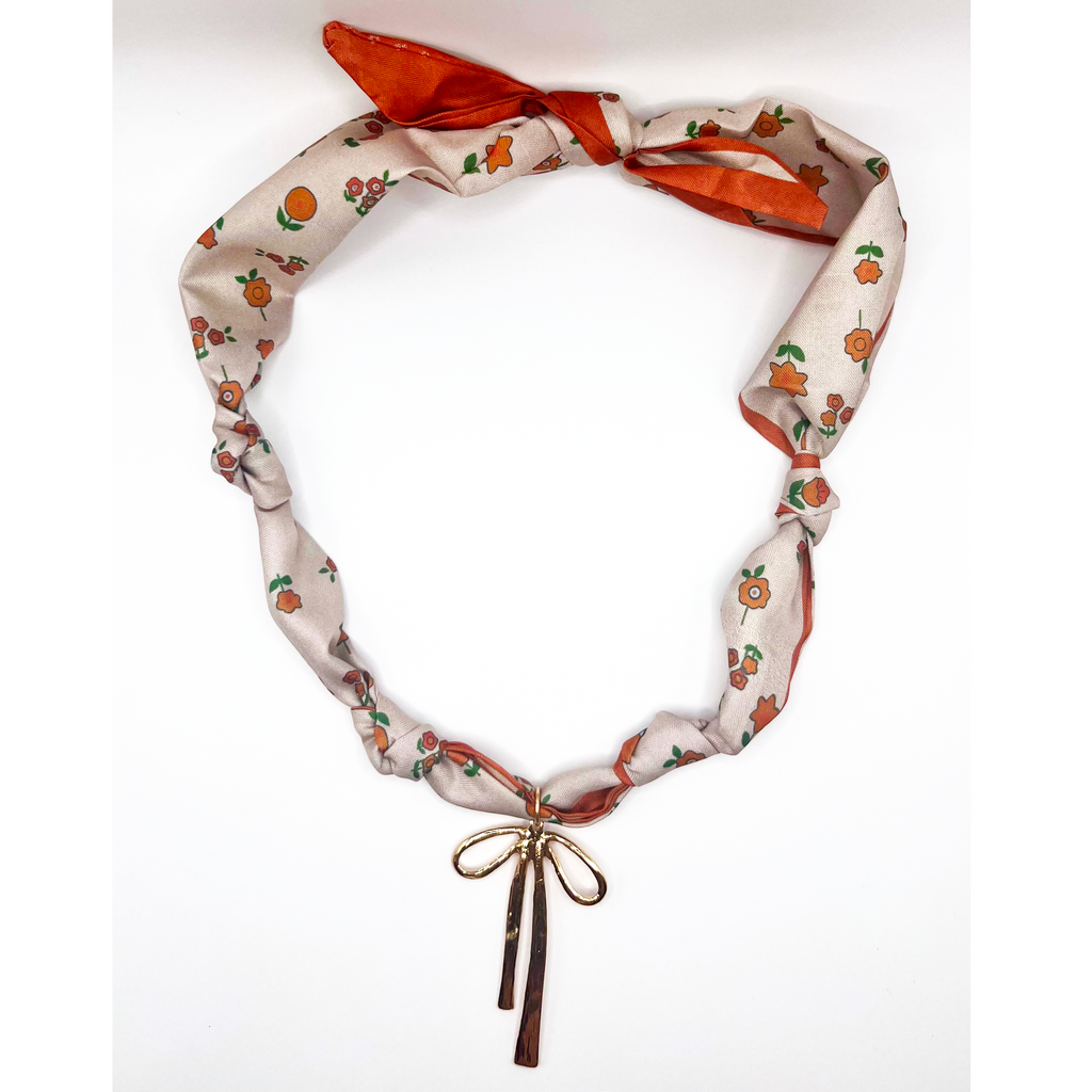 Tied in a Bow Scarf Necklace