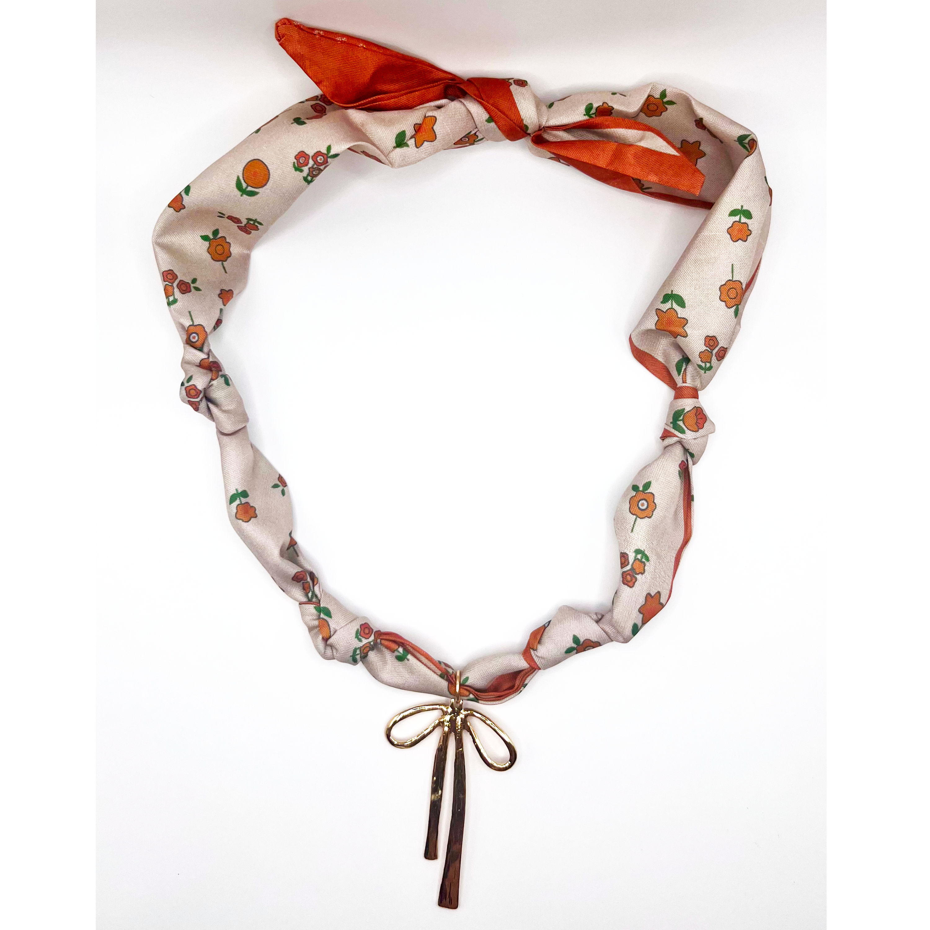 Tied in a Bow Scarf Necklace