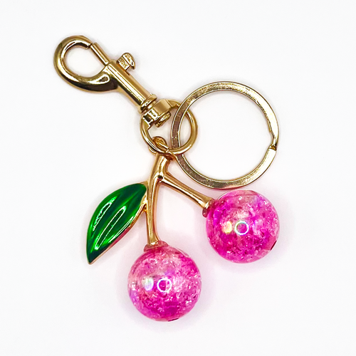 Cherry Drop Keychain