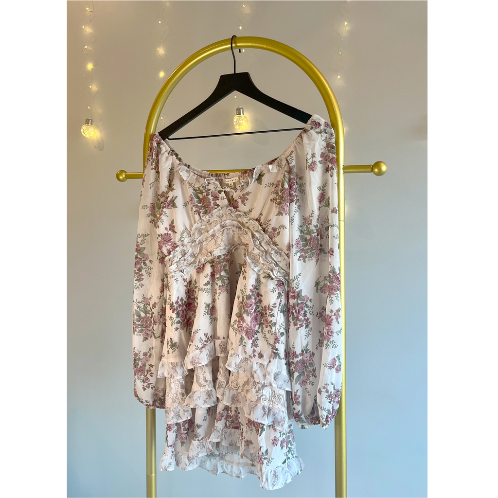Flirty Fantasy Ruffled Mini Dress
