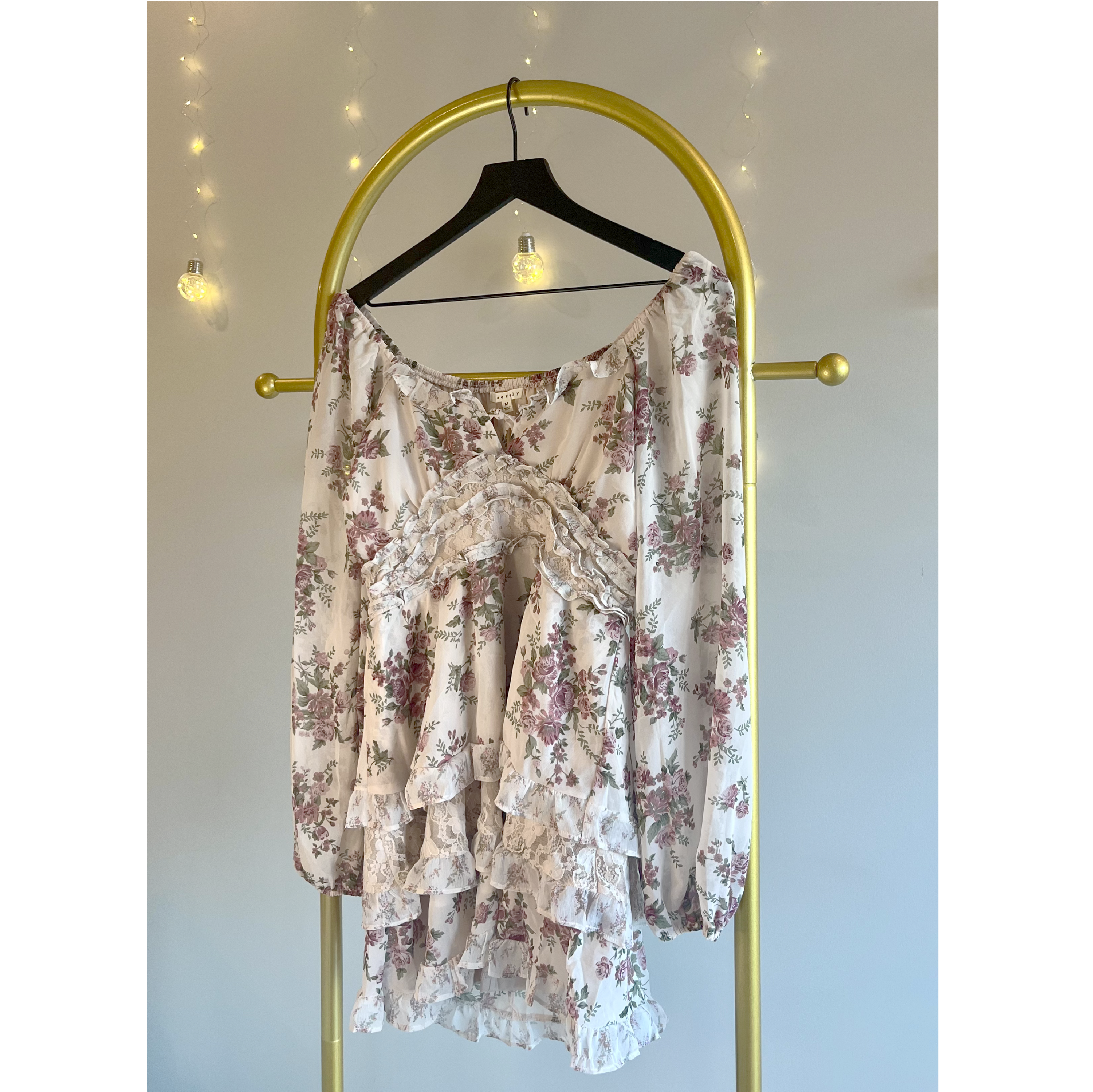 Flirty Fantasy Ruffled Mini Dress