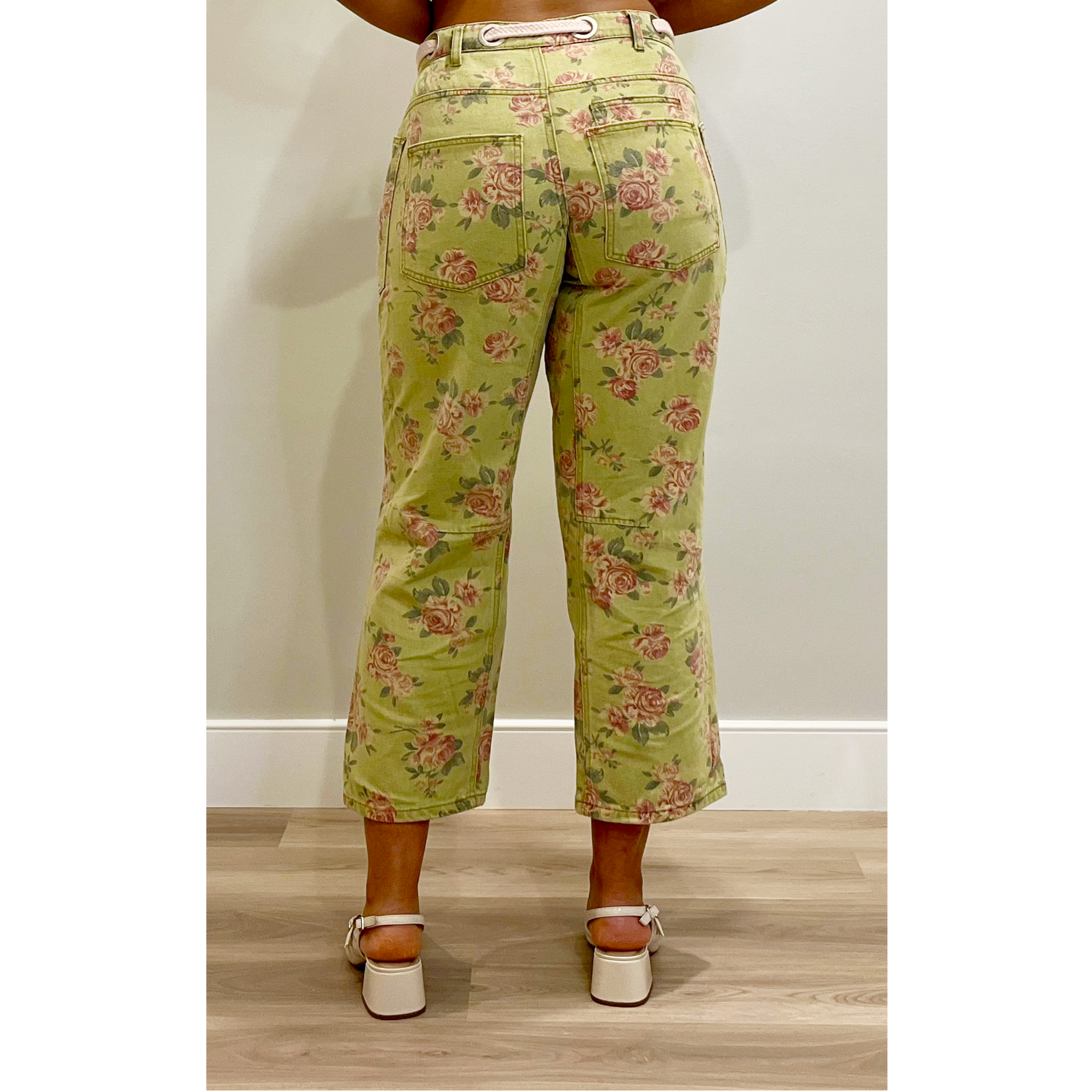 Green Garden Pants