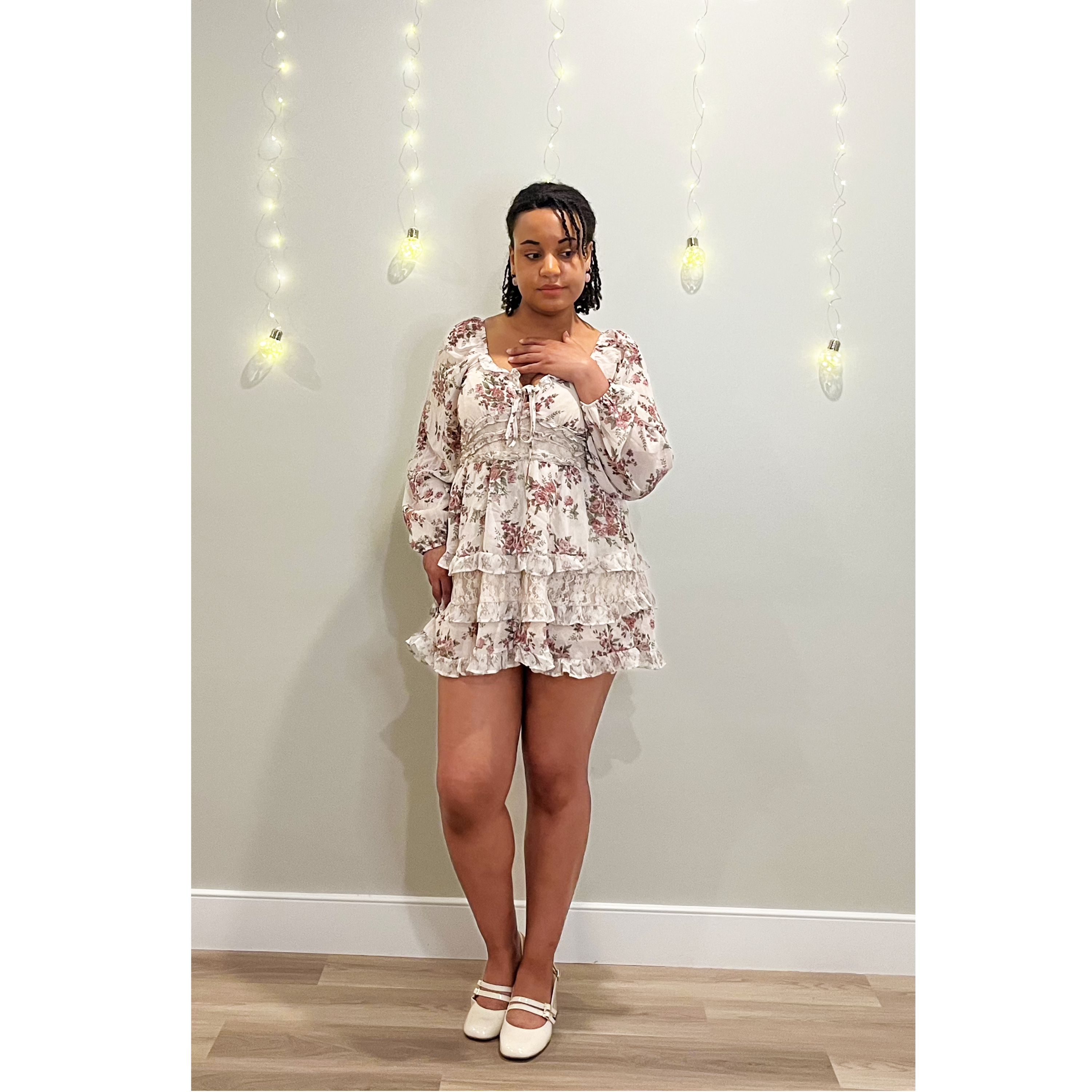 Flirty Fantasy Ruffled Mini Dress