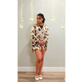 Satiny Sweet Wrap Mini Dress
